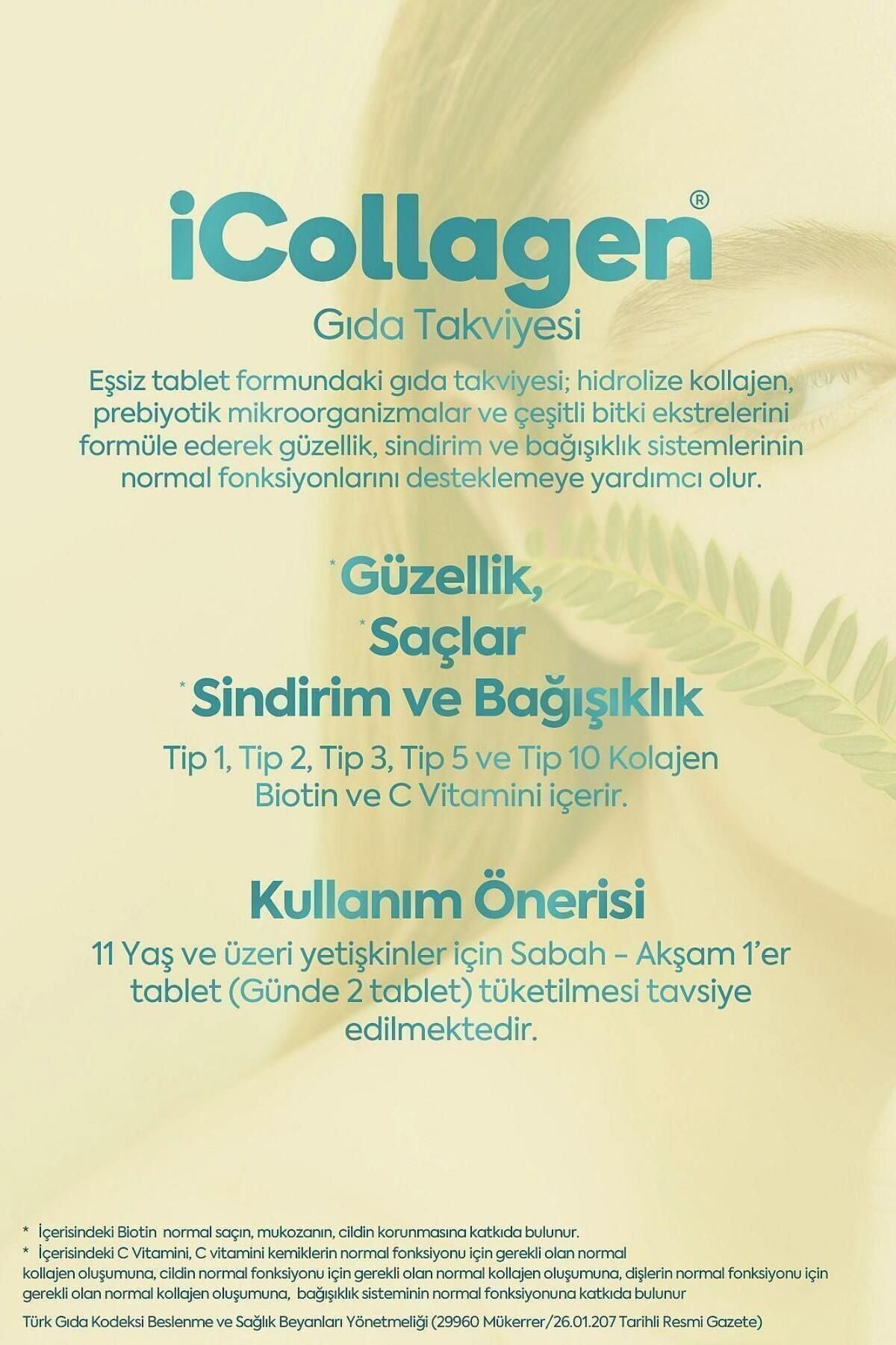 icollagen Kolajen Ve Probiyotik Tablet
